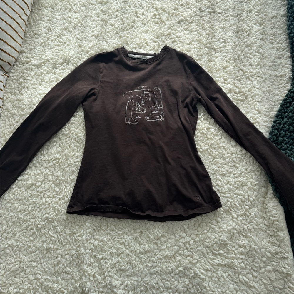 Ariat Embroidered 100% Cotton Long Sleeve Shirt